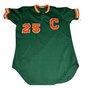 Vintage 1970s Wilson Baseball Jersey Shirt CHARLIES Mens Size 42 USA Made